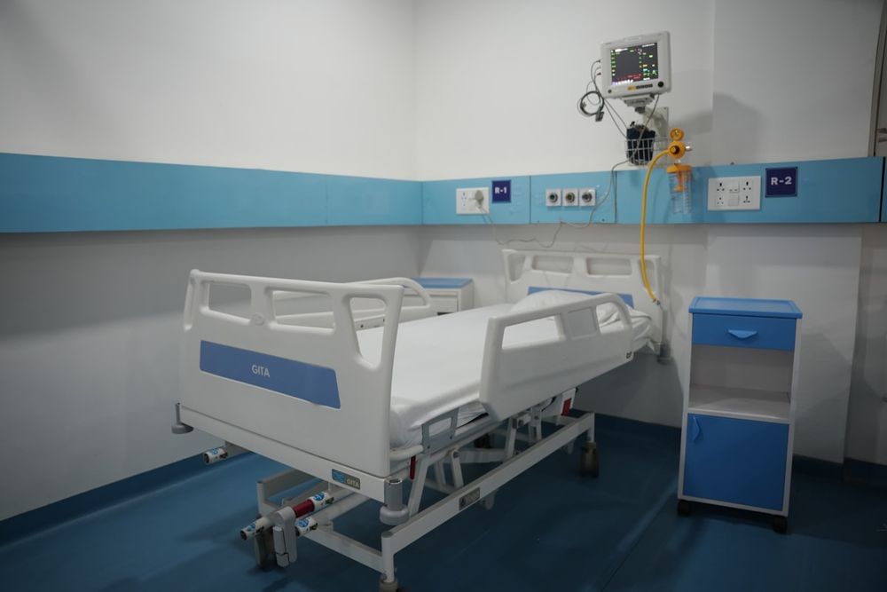 Hospital bed and medical equipment